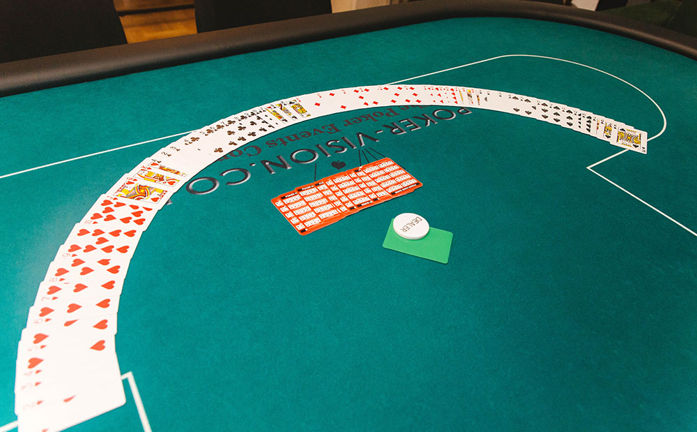 Charity fundraising casino event with guests at the tables